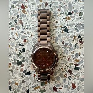 Michael Kors Blair Watch - Brown Gold